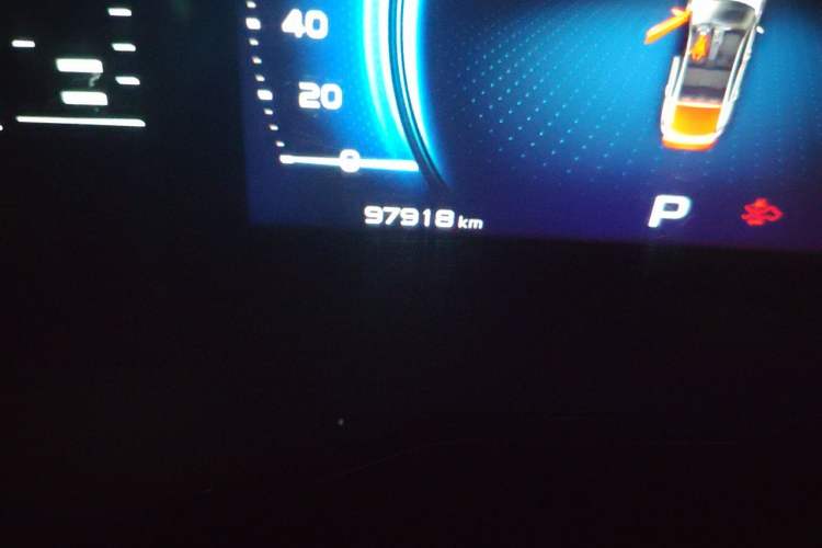 Used Geely Auto Monjaro 2019 350T YAOXINGZHE Odometer Close Up