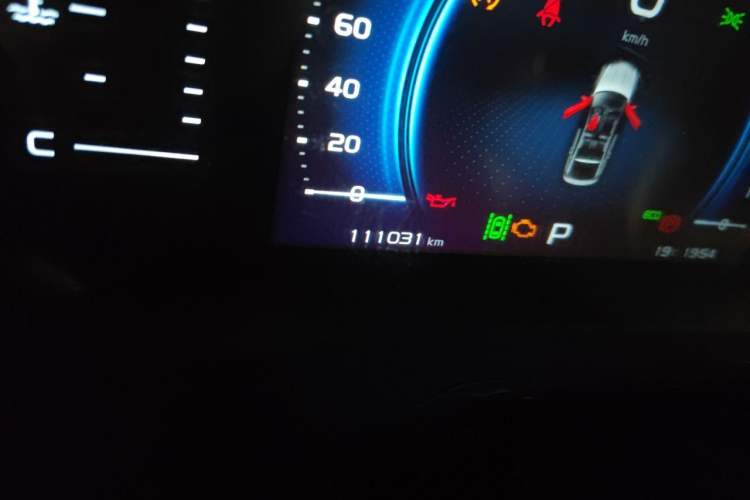 Used Geely Auto Monjaro 2019 300T YAOXINGZHE Odometer Close Up