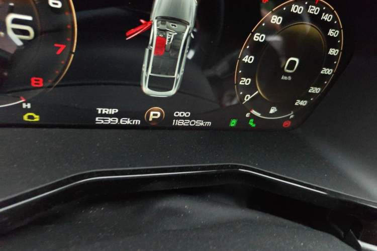 Used Geely Auto Monjaro 2019 350T Yuxingzhe Odometer Close Up