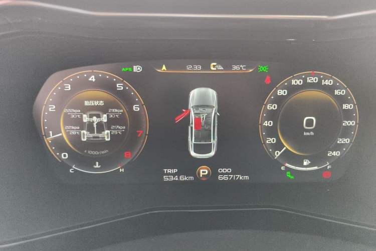 Used Geely Auto Monjaro 2019 350T Yuxingzhe Instrument Cluster