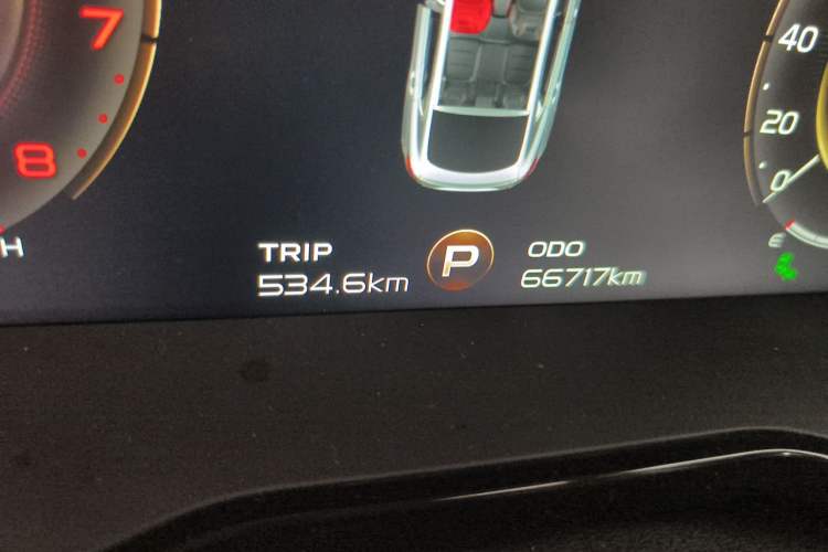 Used Geely Auto Monjaro 2019 350T Yuxingzhe Odometer Close Up