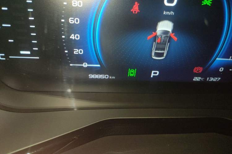 Used Geely Auto Monjaro 2019 350T YAOXINGZHE Odometer Close Up