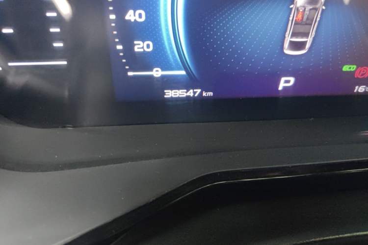 Used Geely Auto Monjaro 2019 300T YAOXINGZHE Odometer Close Up