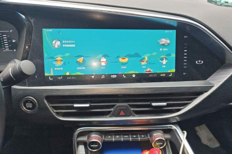 Used Geely Auto Monjaro 2019 350T YAOXINGZHE Audio And AC Panel