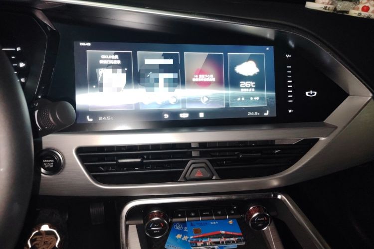 Used Geely Auto Monjaro 2019 Facelift 300T Yaxingzhe Audio And AC Panel