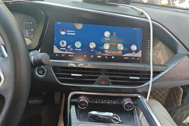 Used Geely Auto Monjaro 2019 350T YAOXINGZHE Audio And AC Panel