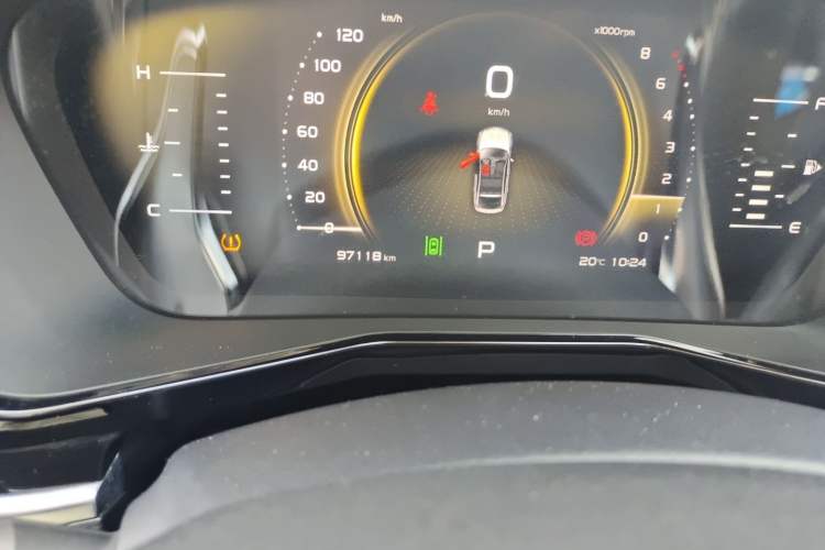 Used Geely Auto Monjaro 2019 350T YAOXINGZHE Odometer Close Up