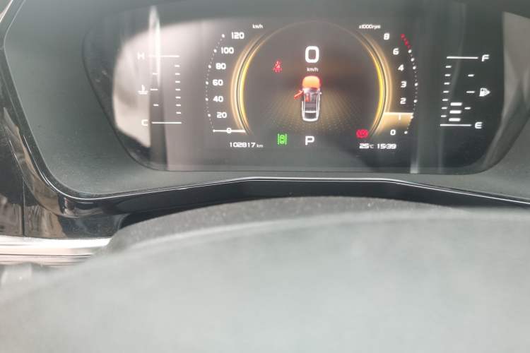 Used Geely Auto Monjaro 2019 350T YAOXINGZHE Odometer Close Up