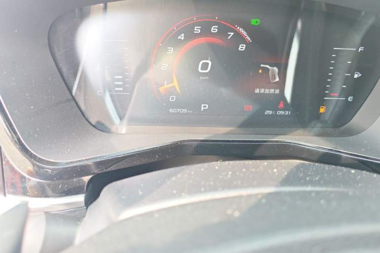 Used Geely Auto Monjaro 2019 350T YAOXINGZHE Odometer Close Up
