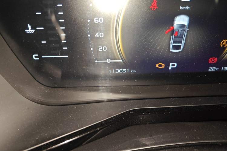 Used Geely Auto Monjaro 2019 300T YAOXINGZHE Odometer Close Up