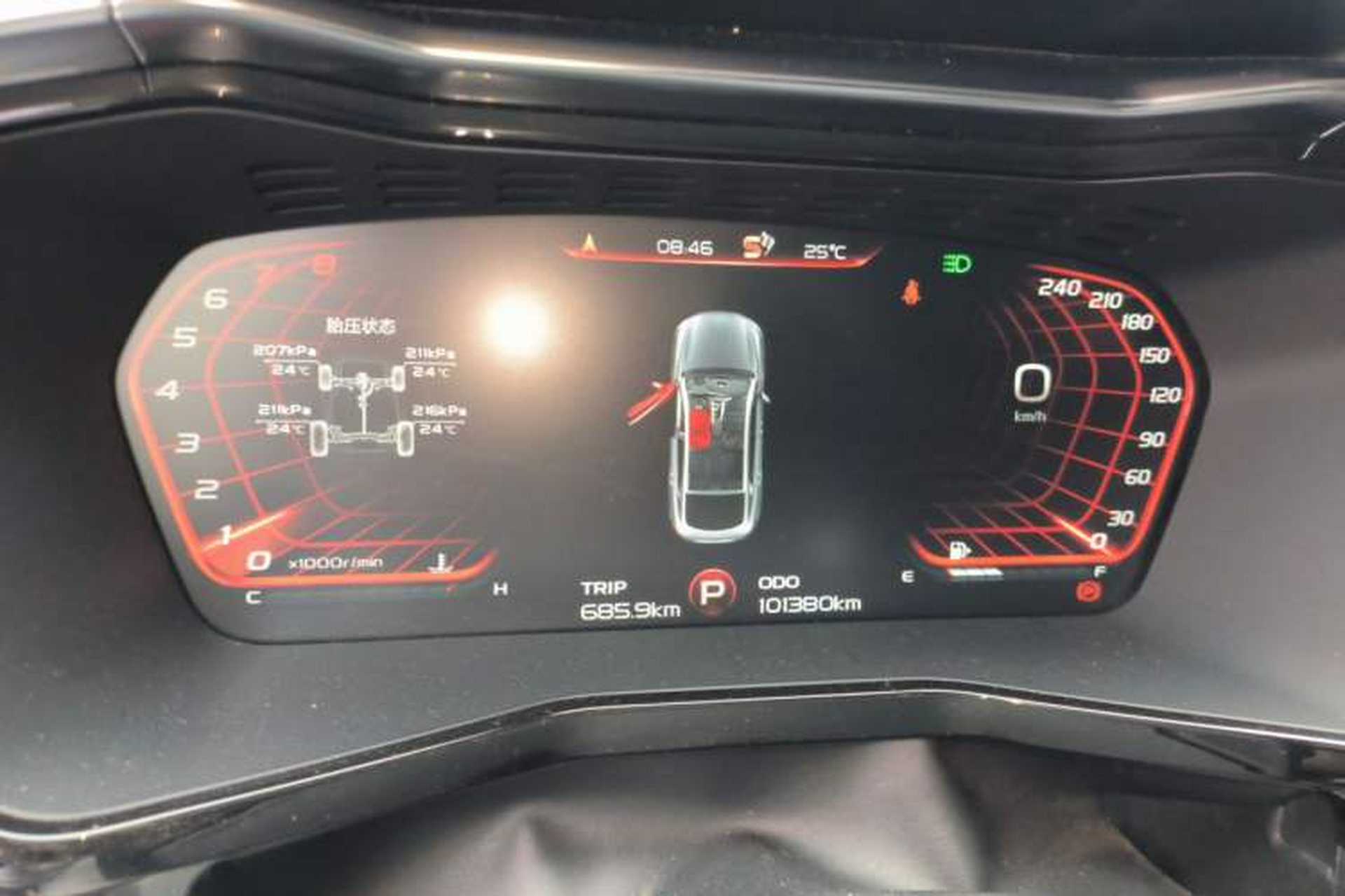 Used Geely Auto Monjaro 2019 350T Yuxingzhe Instrument Cluster
