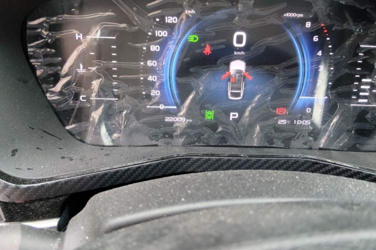 Used Geely Auto Monjaro 2019 350T YAOXINGZHE Odometer Close Up