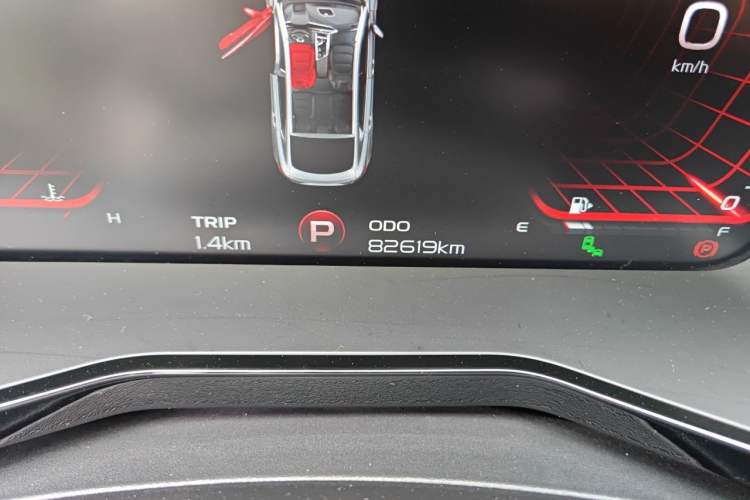 Used Geely Auto Monjaro 2019 350T Yuxingzhe AWD Odometer Close Up