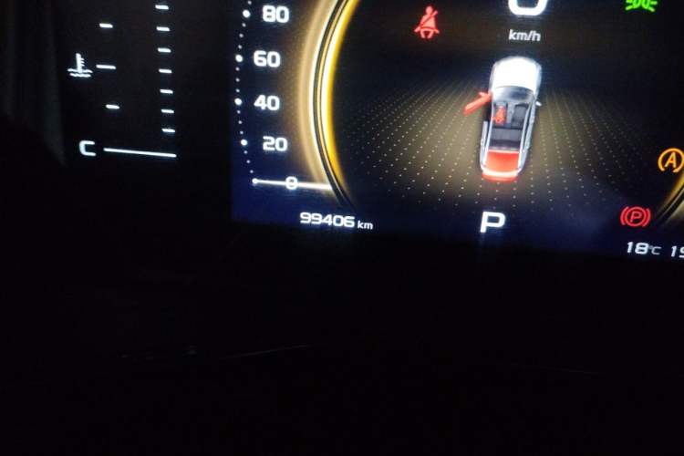 Used Geely Auto Monjaro 2019 300T Explorer Odometer Close Up