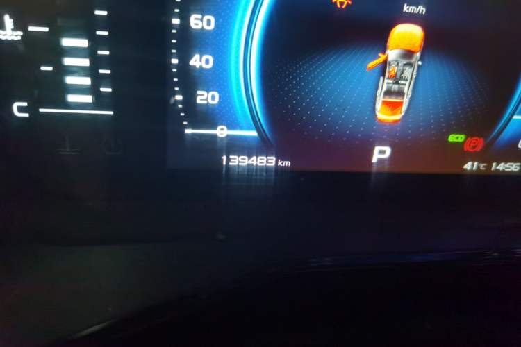 Used Geely Auto Monjaro 2019 350T YAOXINGZHE Odometer Close Up