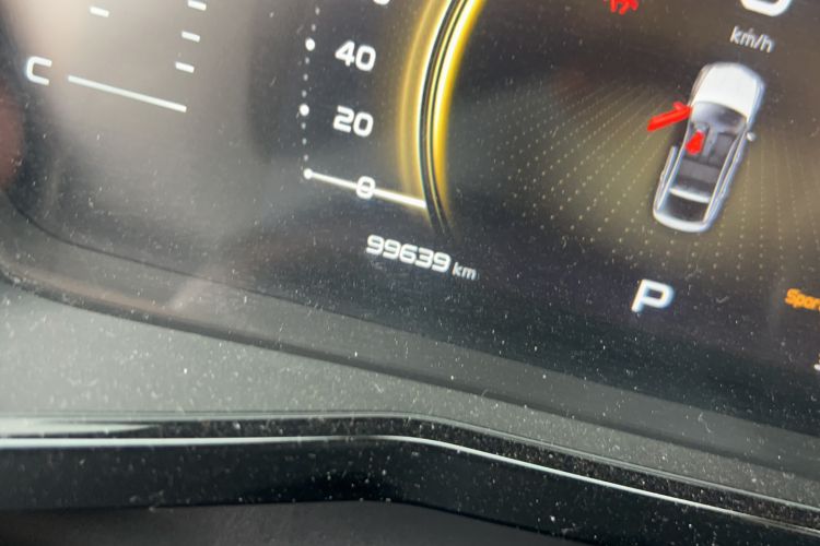 Used Geely Auto Monjaro 2019 300T Explorer Odometer Close Up