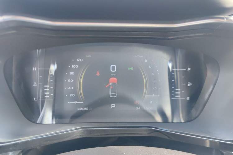 Used Geely Auto Monjaro 2019 350T YAOXINGZHE Odometer Close Up