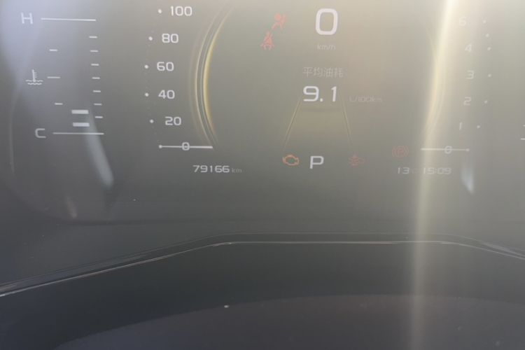 Used Geely Auto Monjaro 2019 350T YAOXINGZHE Odometer Close Up