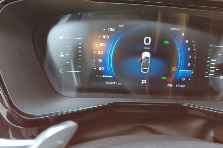 Used Geely Auto Monjaro 2019 300T YAOXINGZHE Odometer Close Up