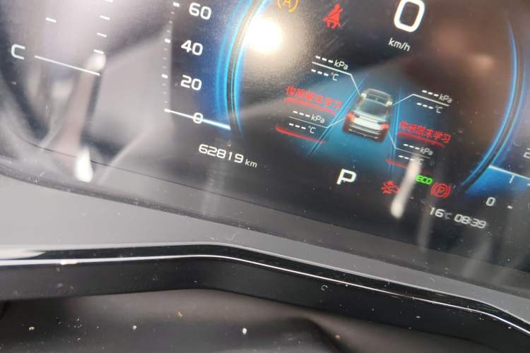 Used Geely Auto Monjaro 2019 300T YAOXINGZHE Odometer Close Up