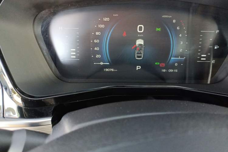 Used Geely Auto Monjaro 2019 350T Explorer Odometer Close Up