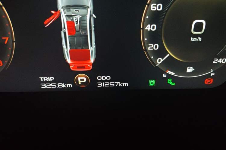 Used Geely Auto Monjaro 2019 350T Yuxingzhe Odometer Close Up
