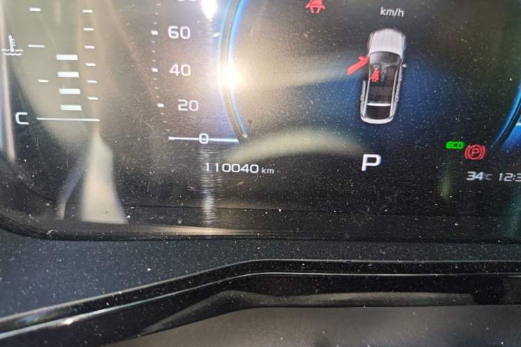 Used Geely Auto Monjaro 2019 350T YAOXINGZHE Odometer Close Up