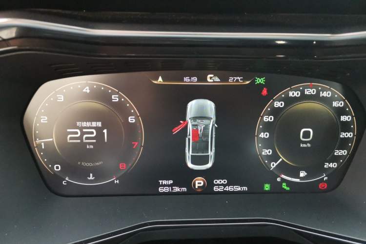 Used Geely Auto Monjaro 2019 350T Yuxingzhe Instrument Cluster