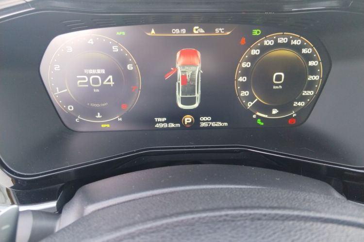 Used Geely Auto Monjaro 2019 350T Yuxingzhe Odometer Close Up