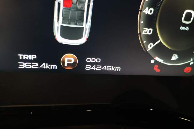 Used Geely Auto Monjaro 2019 350T Yuxingzhe Odometer Close Up