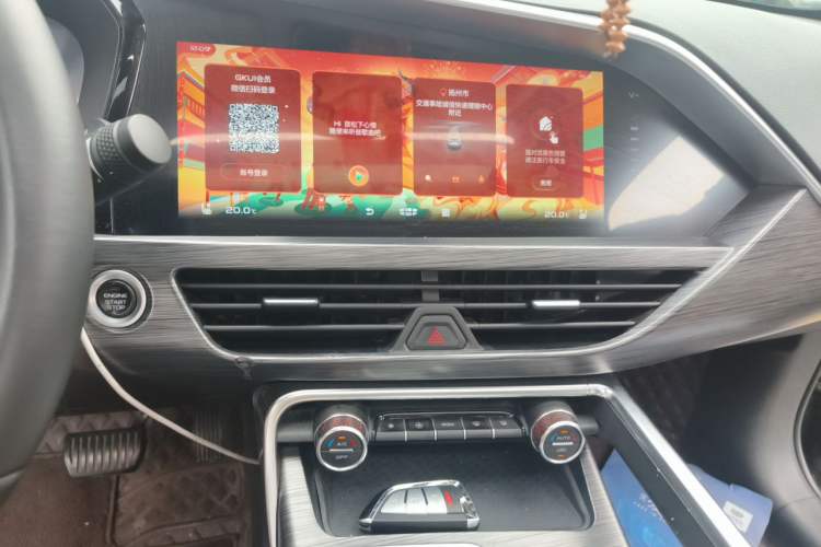 Used Geely Auto Monjaro 2020 High-Energy Edition 350T Yáoxīngzhě Audio And AC Panel