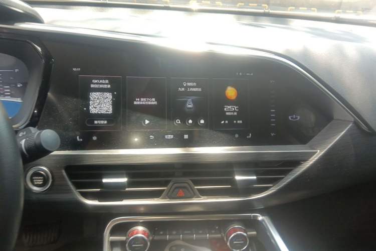 Used Geely Auto Monjaro 2020 High-Energy Edition 350T Yáoxīngzhě Audio And AC Panel