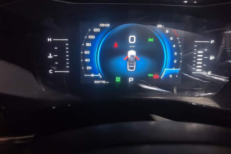 Used Geely Auto Monjaro 2020 High-Energy Edition 350T Yáoxīngzhě Odometer Close Up