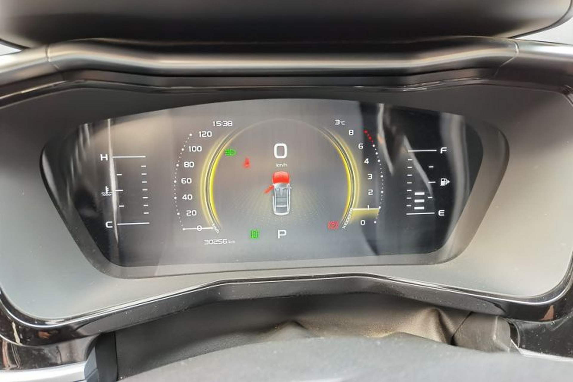 Used Geely Auto Monjaro 2020 High-Energy Edition 350T Yáoxīngzhě Odometer Close Up