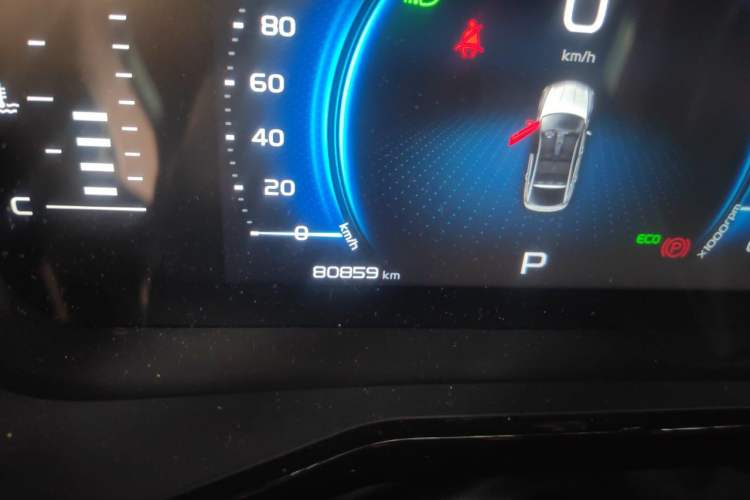Used Geely Auto Monjaro 2020 High-Energy Edition 350T Yáoxīngzhě Odometer Close Up
