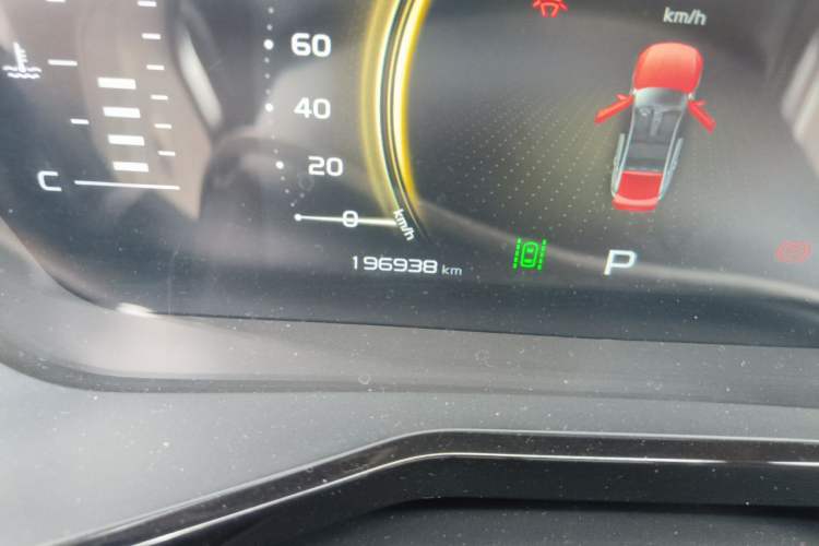 Used Geely Auto Monjaro 2020 High-Energy Edition 350T Yáoxīngzhě Odometer Close Up