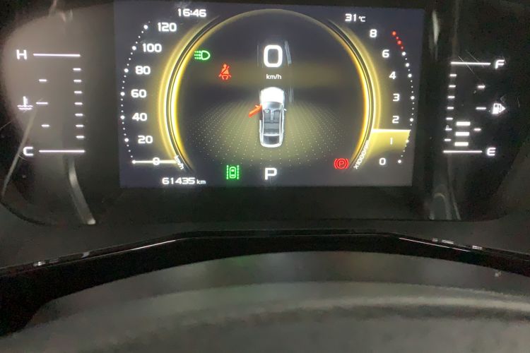 Used Geely Auto Monjaro 2020 High-Energy Edition 350T Yáoxīngzhě Odometer Close Up