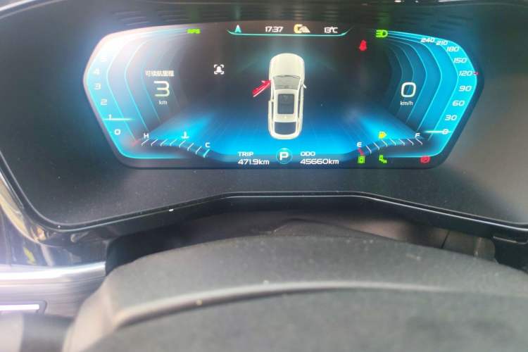 Used Geely Auto Monjaro 2020 High-Energy Edition 350T Yuxingzhe AWD Odometer Close Up