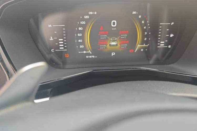 Used Geely Auto Monjaro 2020 High-Energy Edition 350T Yáoxīngzhě Odometer Close Up
