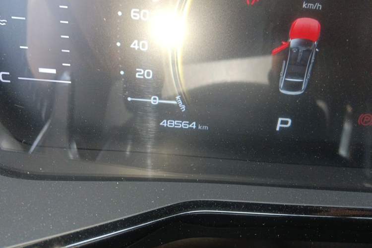 Used Geely Auto Monjaro 2020 High-Energy Edition 350T Yáoxīngzhě Odometer Close Up
