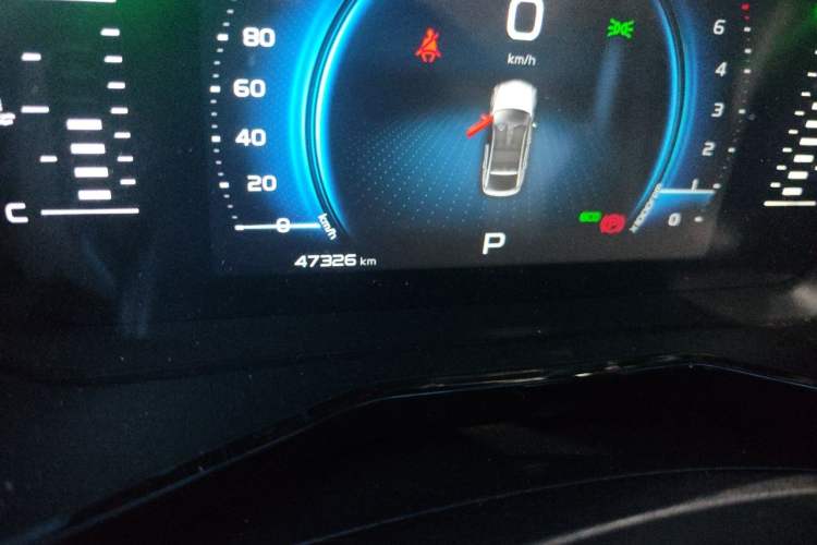 Used Geely Auto Monjaro 2020 High-Energy Edition 350T Yáoxīngzhě Odometer Close Up