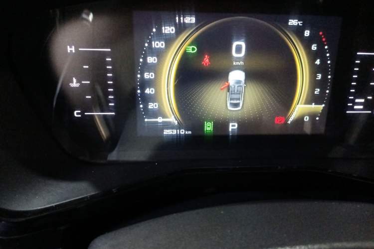 Used Geely Auto Monjaro 2020 High-Energy Edition 350T Yáoxīngzhě Odometer Close Up