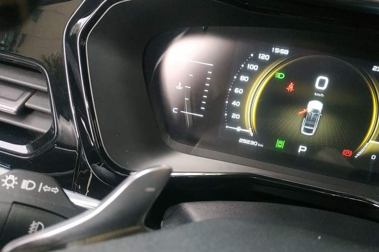 Used Geely Auto Monjaro 2020 High-Energy Edition 350T Yáoxīngzhě Odometer Close Up