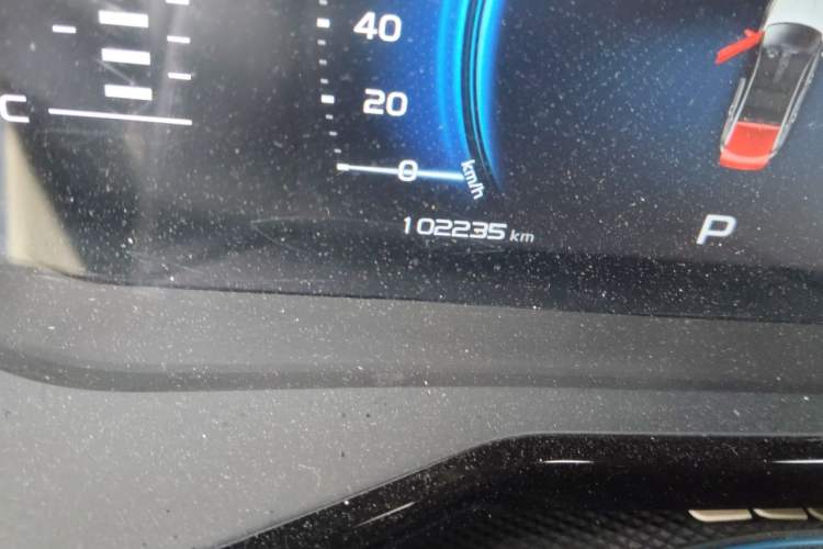 Used Geely Auto Monjaro 2020 High-Energy Edition 350T Yáoxīngzhě Odometer Close Up