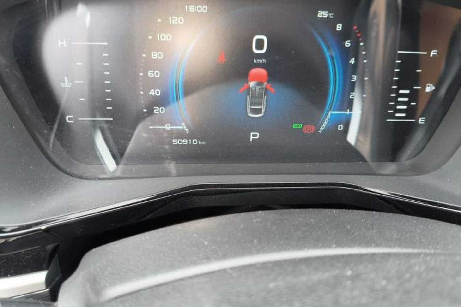 Used Geely Auto Monjaro 2020 High-Energy Edition 350T Yáoxīngzhě Odometer Close Up