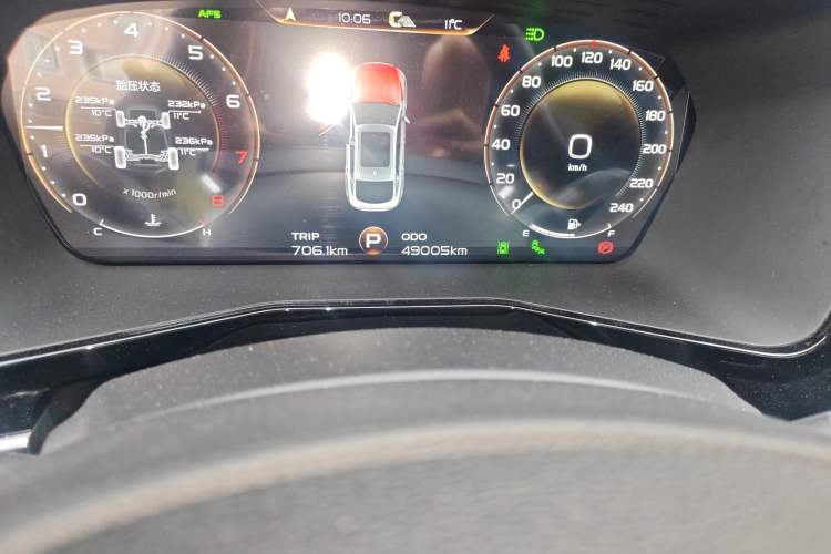 Used Geely Auto Monjaro 2020 High-Energy Edition 350T Yuxingzhe AWD Odometer Close Up