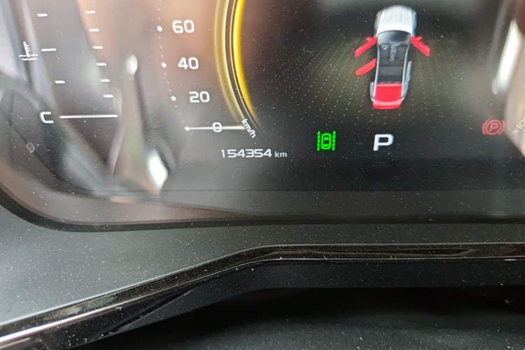 Used Geely Auto Monjaro 2020 High-Energy Edition 350T Yáoxīngzhě Odometer Close Up