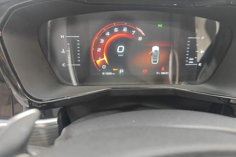 Used Geely Auto Monjaro 2020 High-Energy Edition 350T Yáoxīngzhě Odometer Close Up