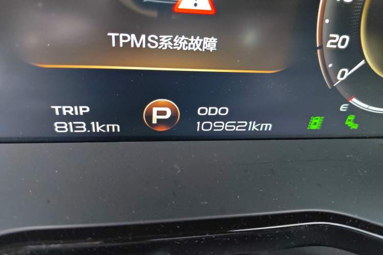Used Geely Auto Monjaro 2020 High-Energy Edition 350T Yuxingzhe AWD Odometer Close Up