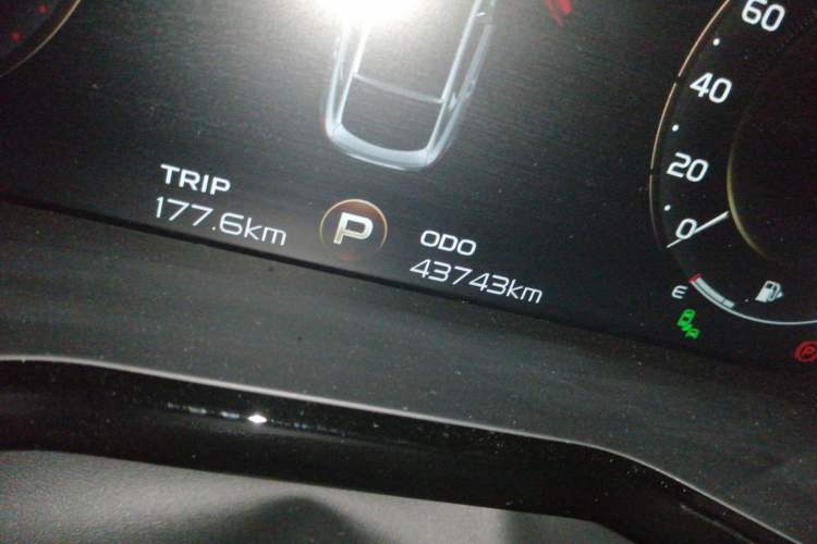 Used Geely Auto Monjaro 2020 High-Energy Edition 350T Yuxingzhe AWD Odometer Close Up